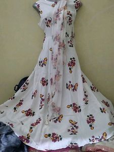Cotton Gown Dupatte Ke Sath