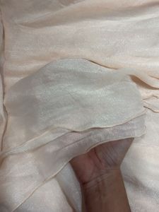 shimmery nude dress