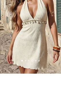 Boho Beach Mini Dress