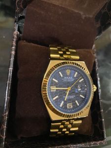 Rolex Watch with Blue Dial