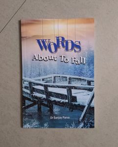 Poetry Book: Words About To Fall By Sanjay Parva