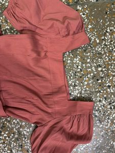 Puff Sleeve Square Neck Belted Dress