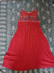 Pink dress/ kurti/ flow pattern