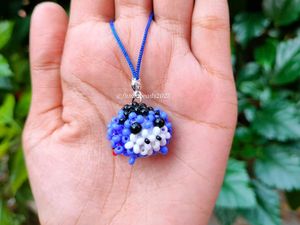 Cute Beaded Keychain Charms (Set of 4)