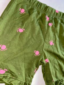 Combo :Girls' Patterned Ruffle Shorts Bundle
