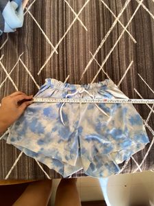 Blue White Camouflage Shorts