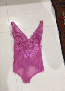 sexy one piece Sheer Lace Bodysuit