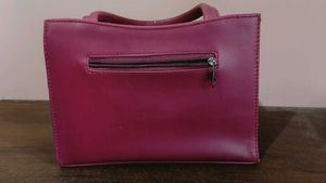 Stylish Maroon Handbag