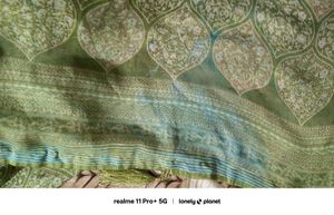 Beautiful Green Printed Saree