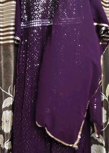 Elegant Purple ethnic gown