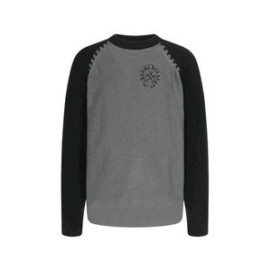Chrome heart Men's Grey & Black Sweater