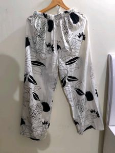 Stylish Off-White Kurta with Black Fruit Print