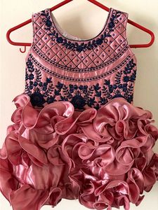 Baby Girl Pink Ruffled Party Dress
