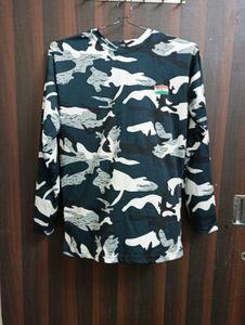 Army Print T-Shirt