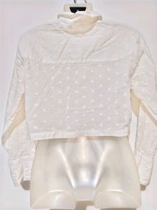 white heart Crop shirt