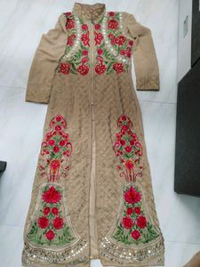 Shrug With Embroidery