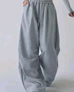 Grey Wide Leg Sweatpants