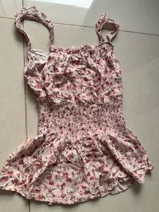 Floral Smocked Cami Top