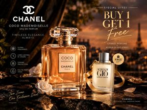 Chanel Coco Mademoiselle + Free Perfume Gift 🎁