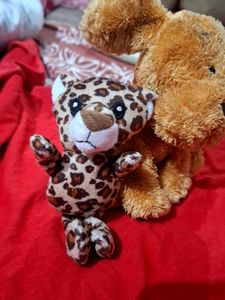Cute Brown Teddy Dog Plush 3Toy
