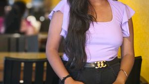 Cute Lavender Flutter Sleeve Top