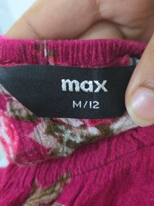 Max Floral Print 3/4 Sleeve Top