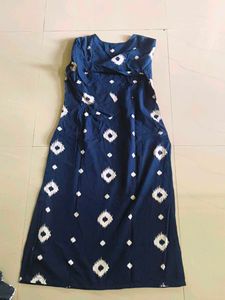 Stylish Blue Printed Kurta