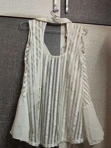 Sheer White shrug