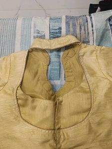 Back Open Blouse With Collar Neck.