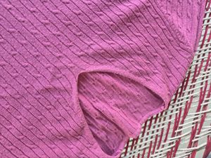 Pink Cable Knit Sweater