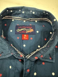 US Polo Assn Polka Dot Shirt