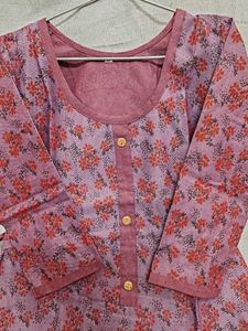 Printed Frock For Winter