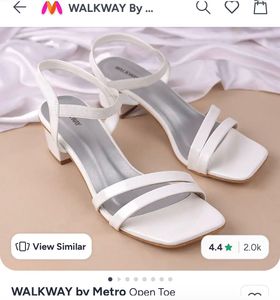 White Strappy Heeled Sandals