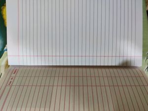 Ruling new notebook