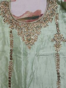 Elegant Mint Green Kurta Set