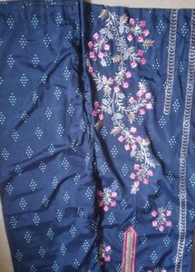 Elegant Navy Blue Kurta Set