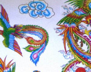 Vintage Phoenix Temporary Tattoos