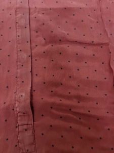 Chic Polka Dot Red Blouse