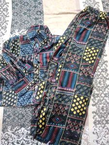Patterned Co Rd Set