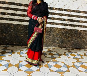Beautiful embroided saree