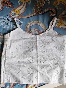 White Eyelet Co-ord Set