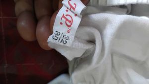 White Cotton Chikankari Kurta Set for girls