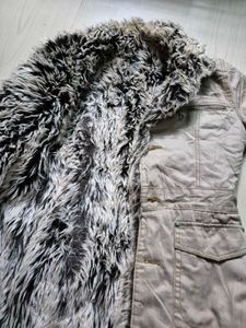 Faux Fur Hooded Winter Parka Jacket for Women