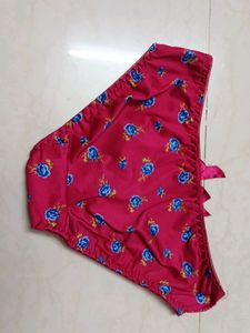 Red Floral Bra &amp; Panty Set
