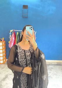 amazing black lover full work suits sets duppta