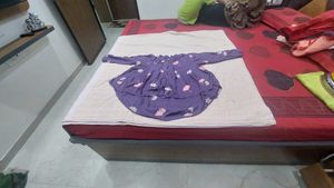 Purple Floral Print  top