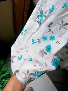 Floral Print Up-Down Kurta