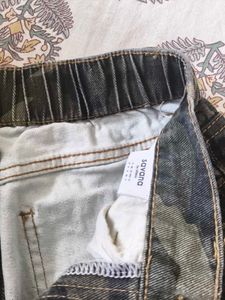 Trendy Camouflage Wide-Leg Pants