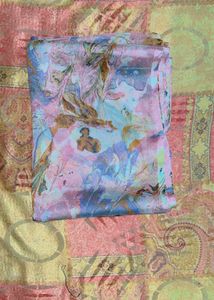Baby Pink Chiffon Sareee
