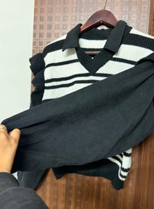 Vest Knit Sweater 🖤